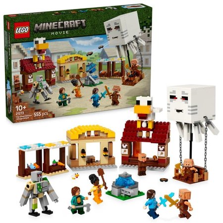 LEGO Minecraft 21273 Baln v podob asa a tok na vesnici