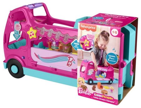 Fisher Price LP Barbie karavan sn se svtly a zvuky HYR85