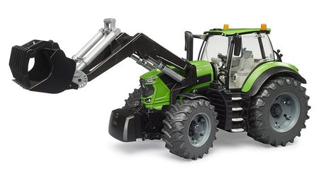 BRUDER 3161 Traktor Deutz 8280 TTV s elnm nakladaem