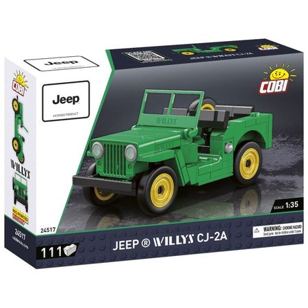 COBI 24517 Jeep Willys CJ-2A, 1:35, 111 k