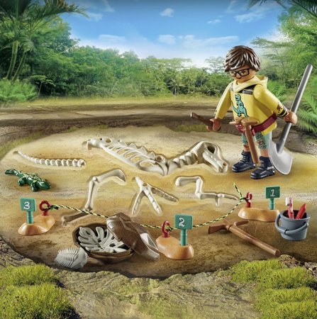 Playmobil 71527 Vykopvky s kostrou dinosaura