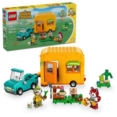 LEGO Animal Crossing 77054 Leif, karavan a zahradnictv