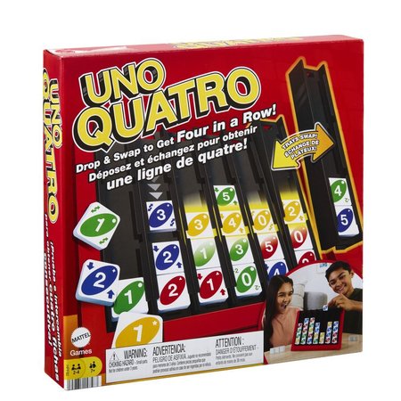 Mattel UNO karty QUATRO