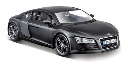 Maisto - Audi R8, matn ern, 1:24