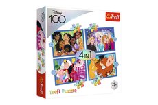 Puzzle 4v1 astn svt Disney 28,5x20,5cm v krabici